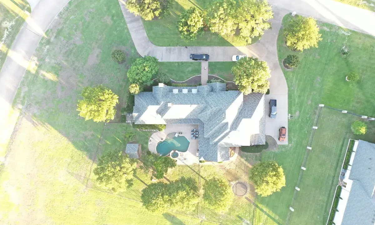 New shingle roof installation on a home in Creswell